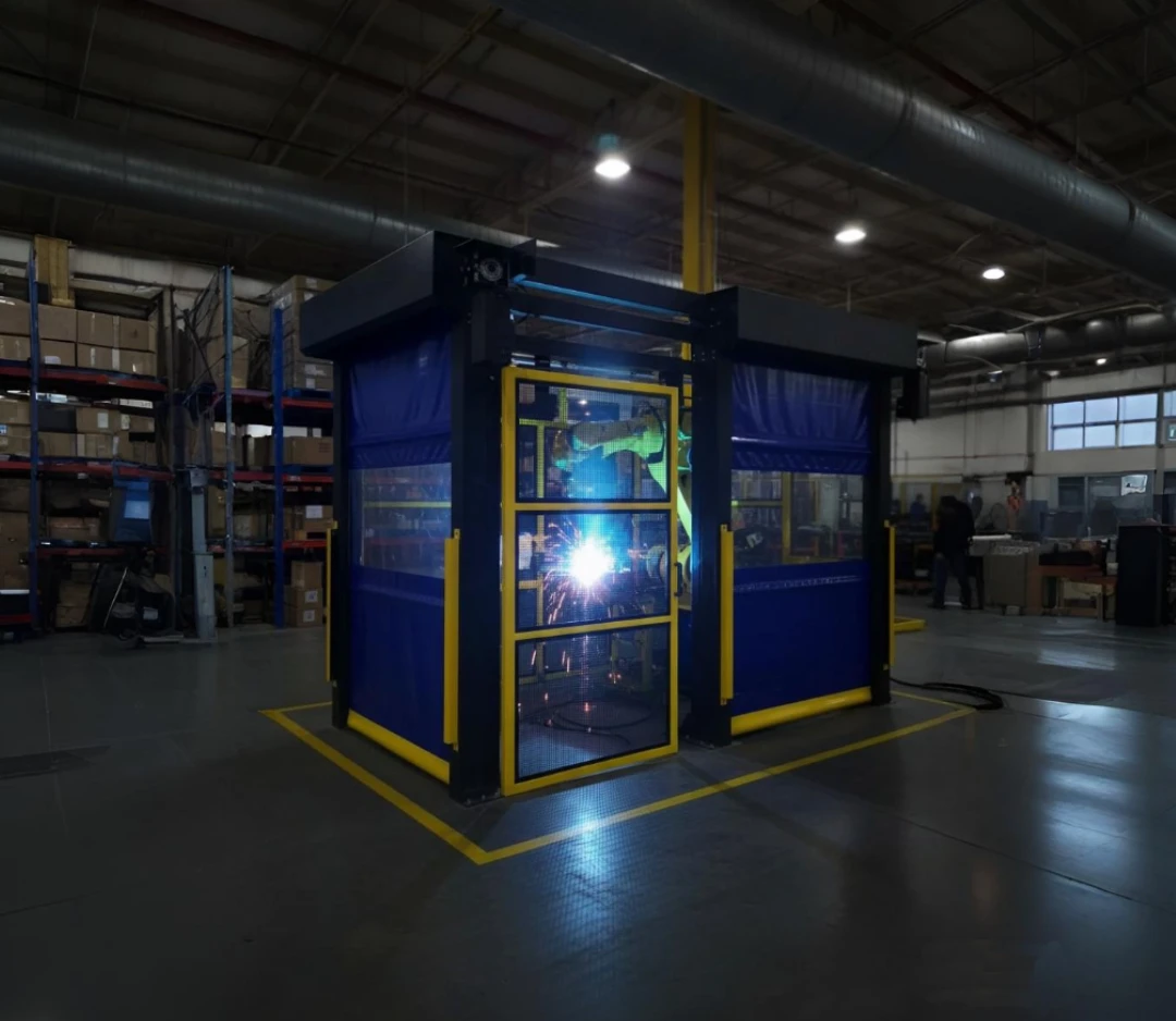 Puerta rápida para celdas robotizadas Vulcan - Resistente al fuego